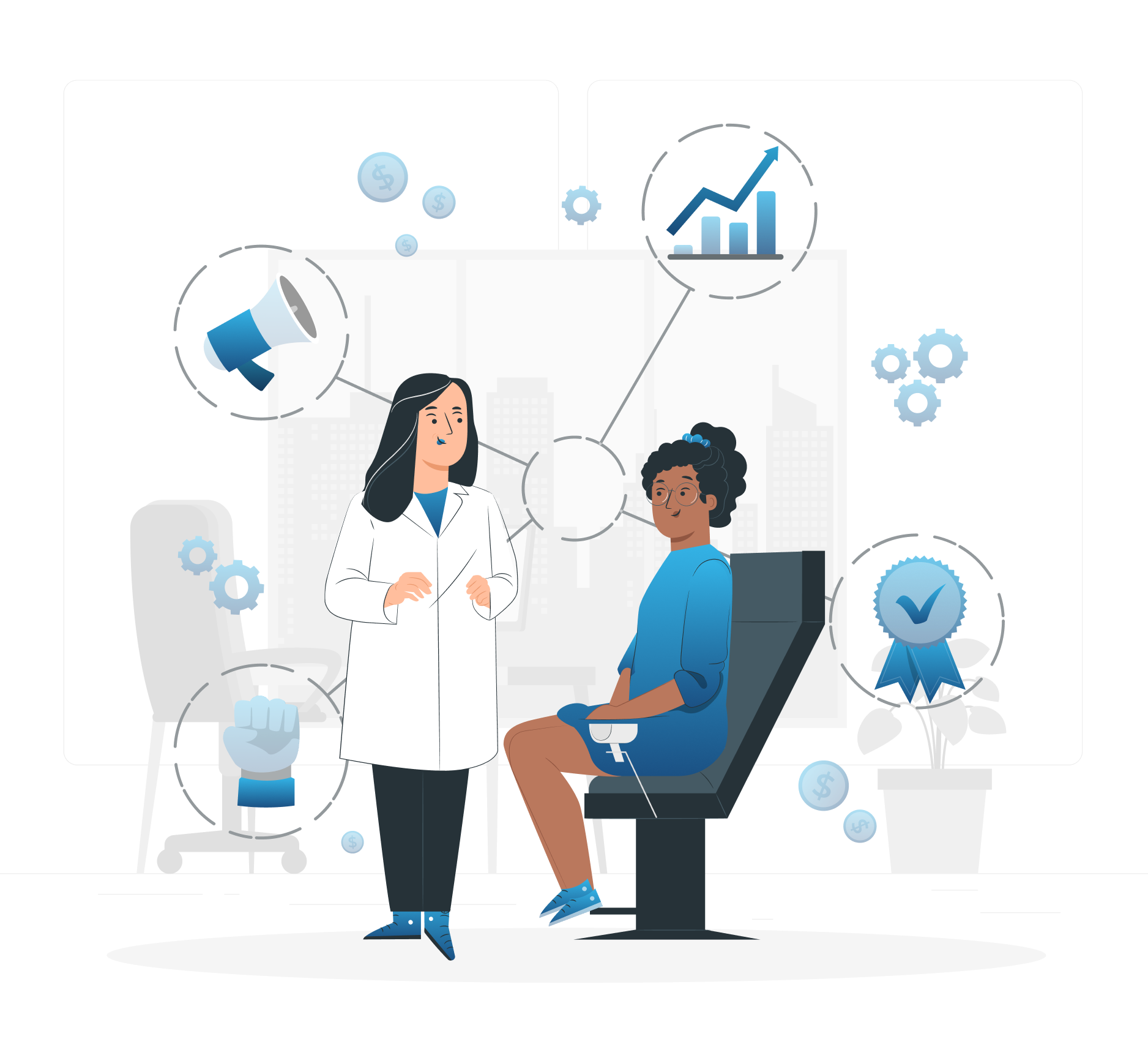 Patient Engagement Illustration